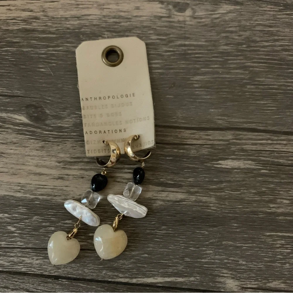 Serefina Anthropologie 14k Gold Plated earrings